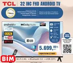 TCL 32 INC FHD ANDROID TV AKILLI TELEVİZYON